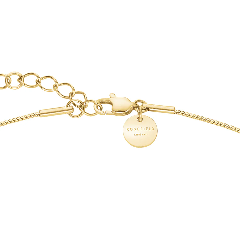 Rosefield Bold Solitary Coin Gold Necklace - Image 4