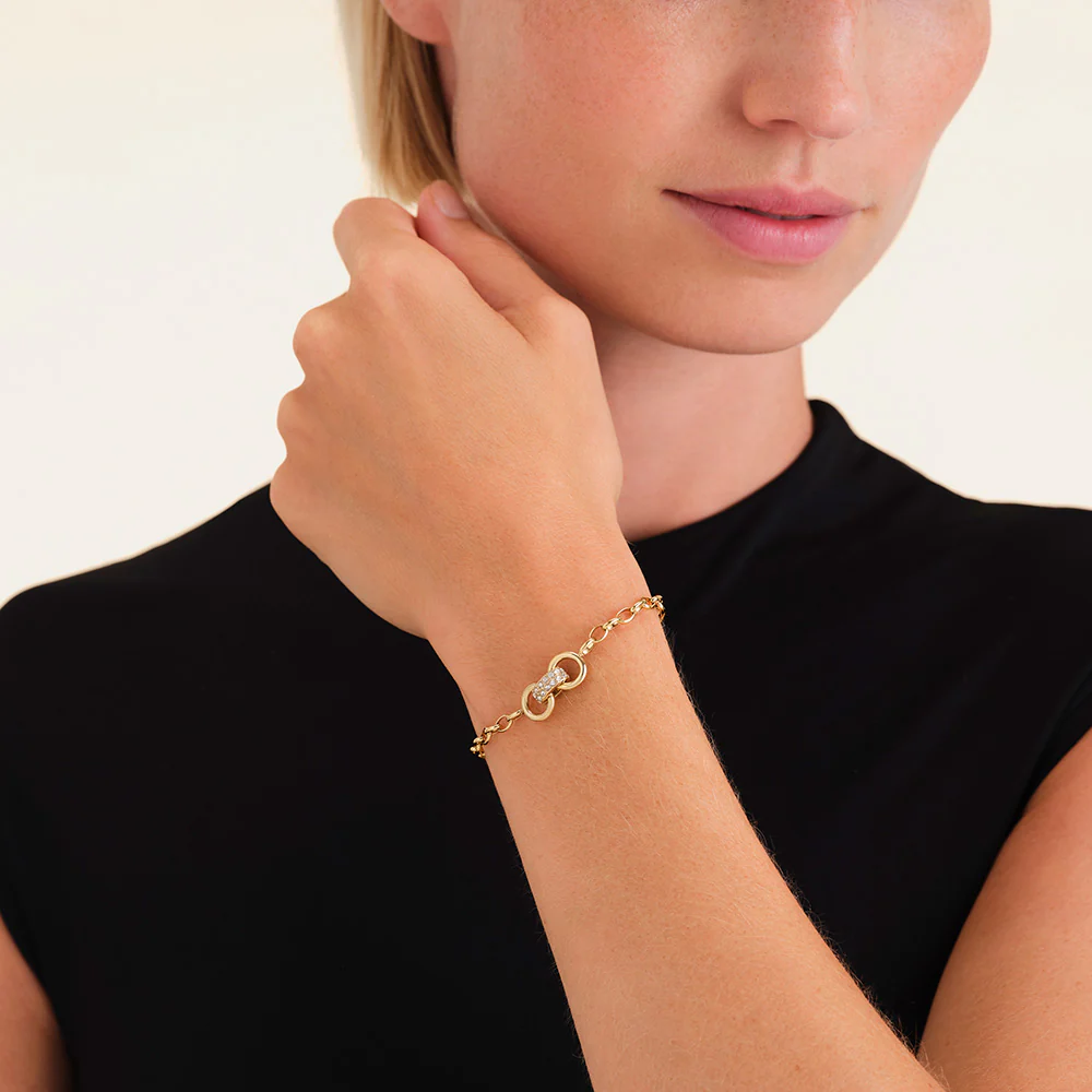 Rosefield Bow Link Studs Bracelet - Image 4