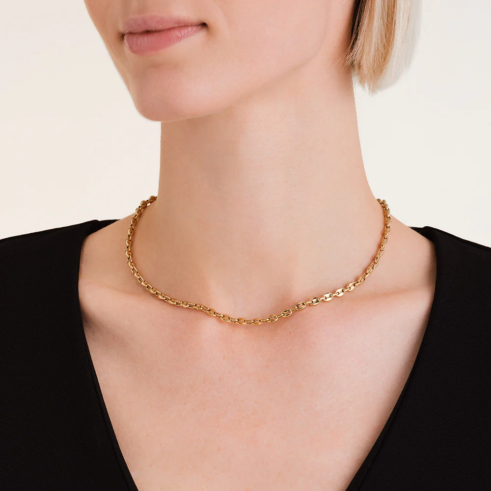 Rosefield Coffee Bean Small Chain Necklace - Image 4