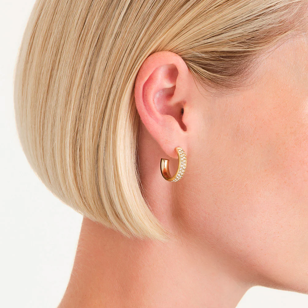 Rosefield Crystal Hoop Earring - Image 3