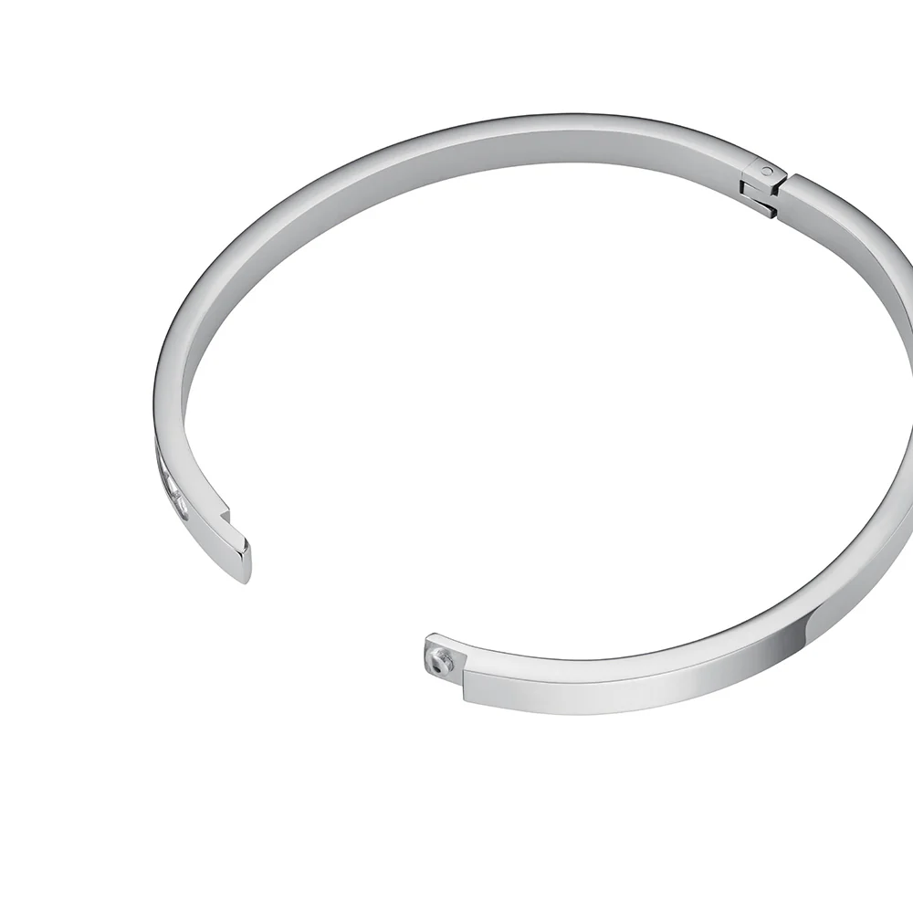 Rosefield Crystal Silver Bangle - Image 3