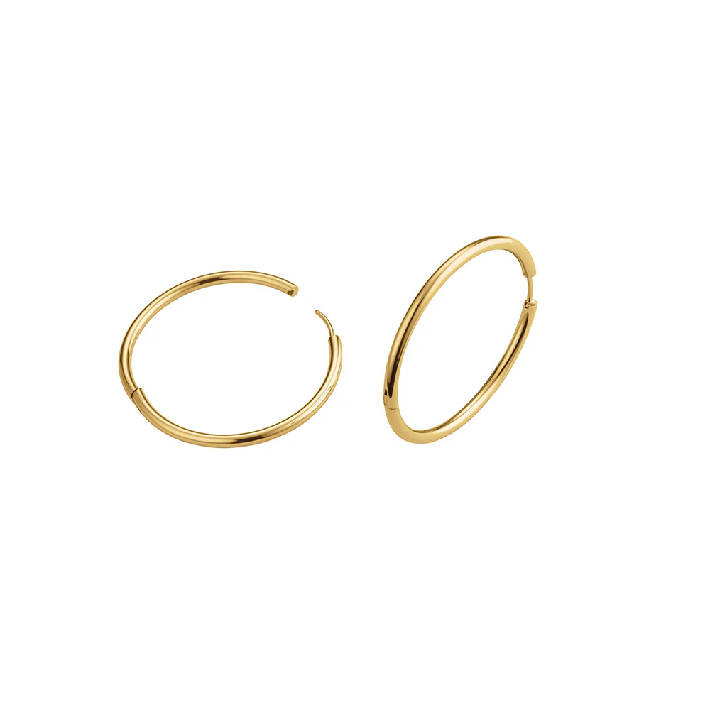 Rosefield Fine Big Hoops - Image 2