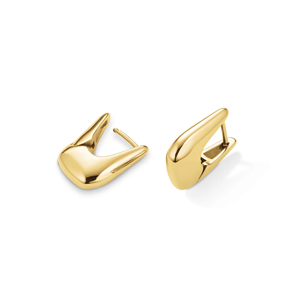 Rosefield Fine Geometric Hoops - Image 2