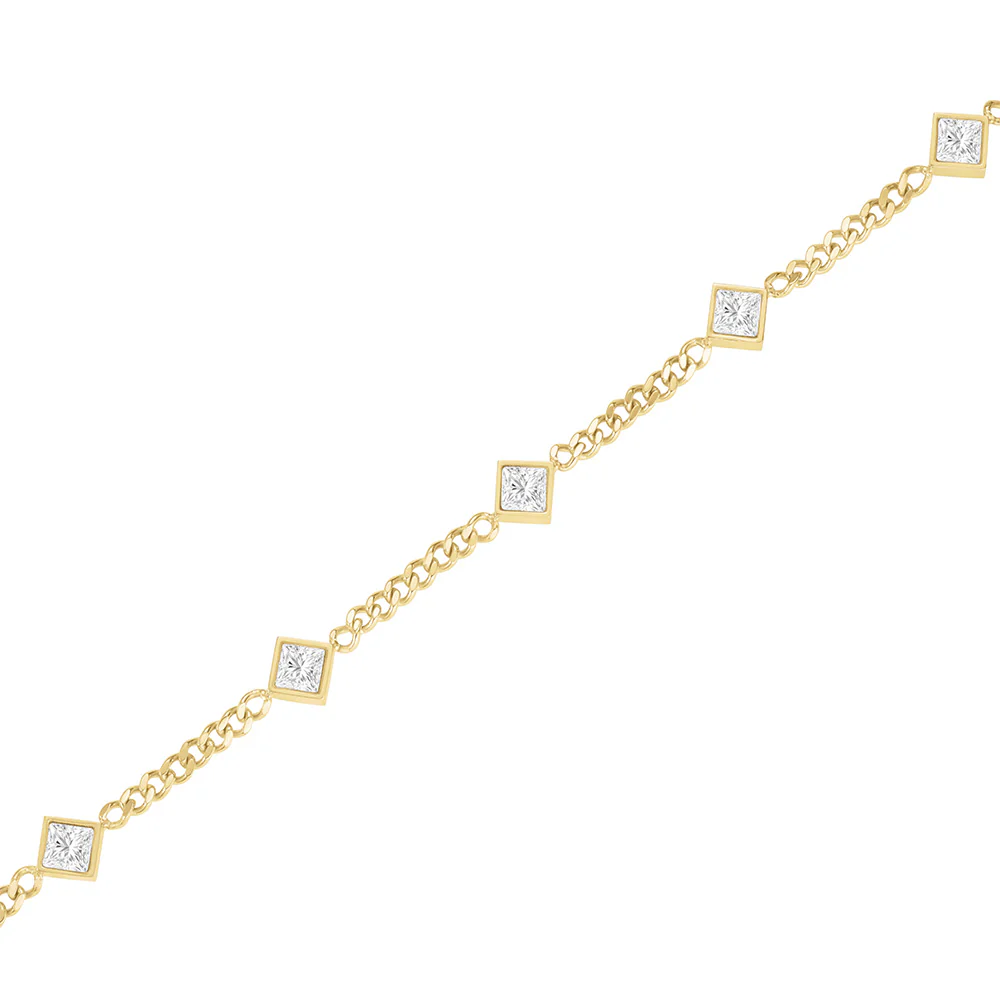 Rosefield Gold Playful Crystals Princess Bracelet - Image 2