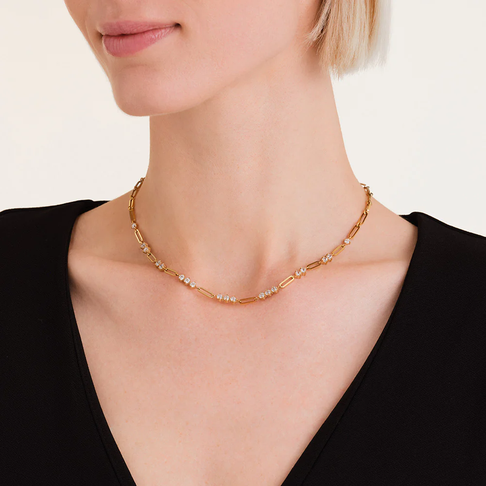 Rosefield Graduated Crystal Necklace - Image 4