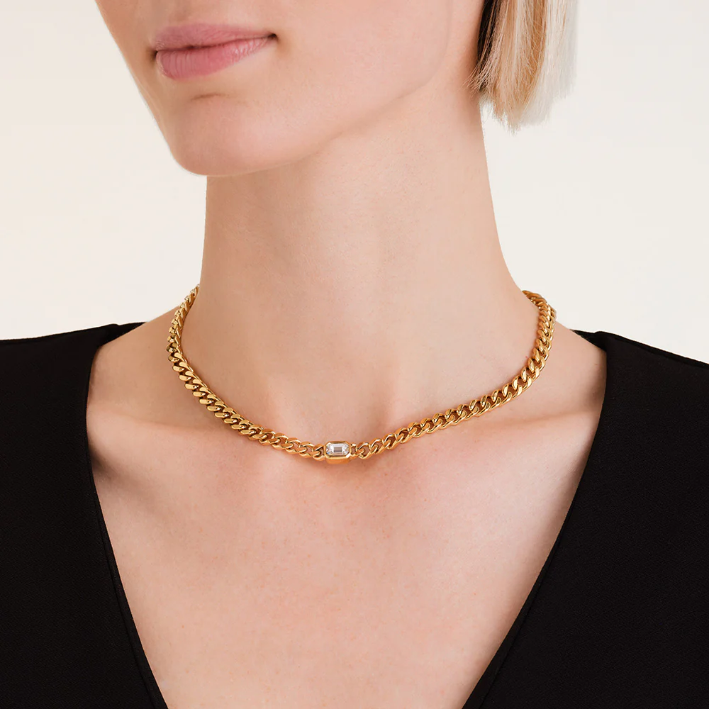 Rosefield Iconic Octagon Choker - Image 4