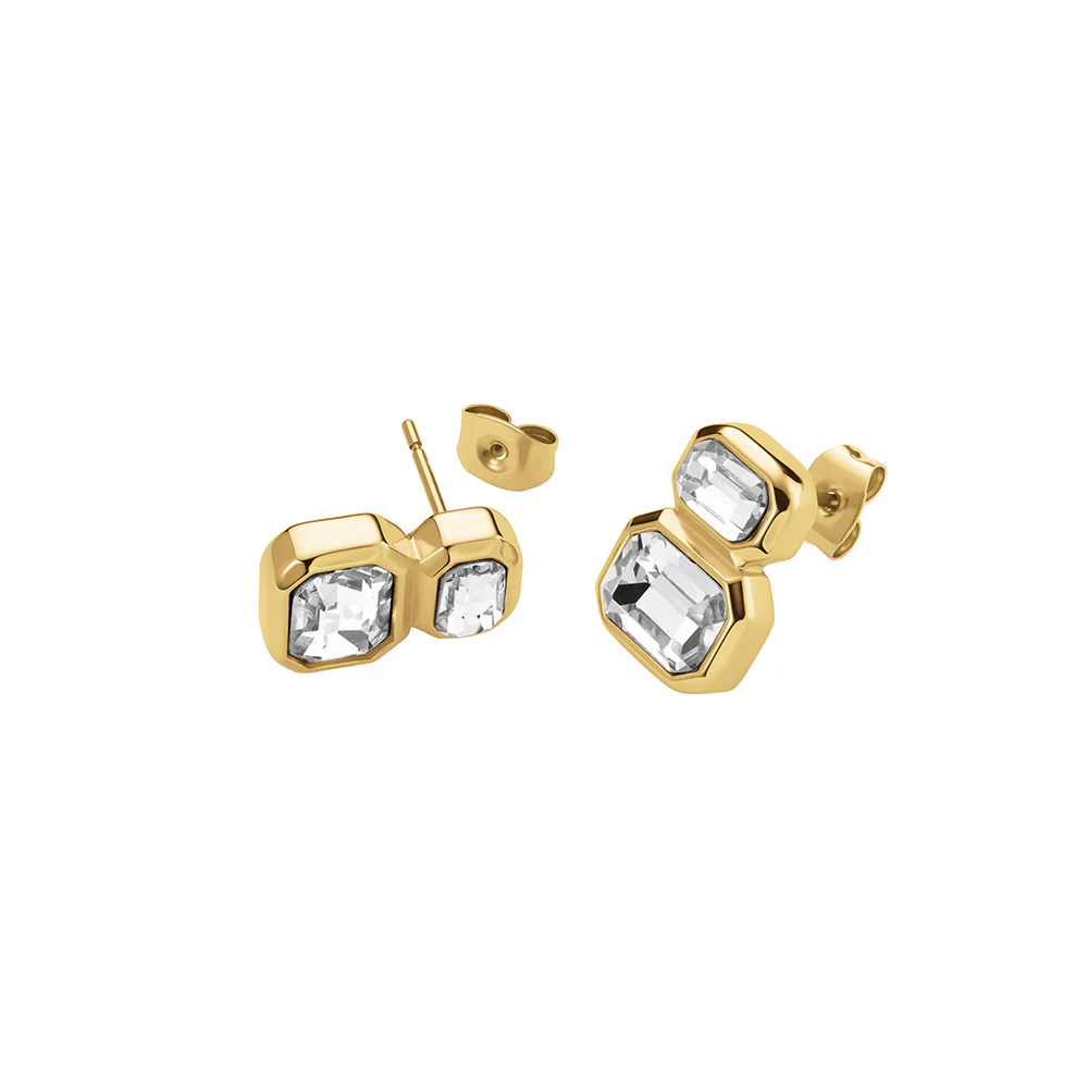 Rosefield Iconic Octagon Double Studs - Image 2