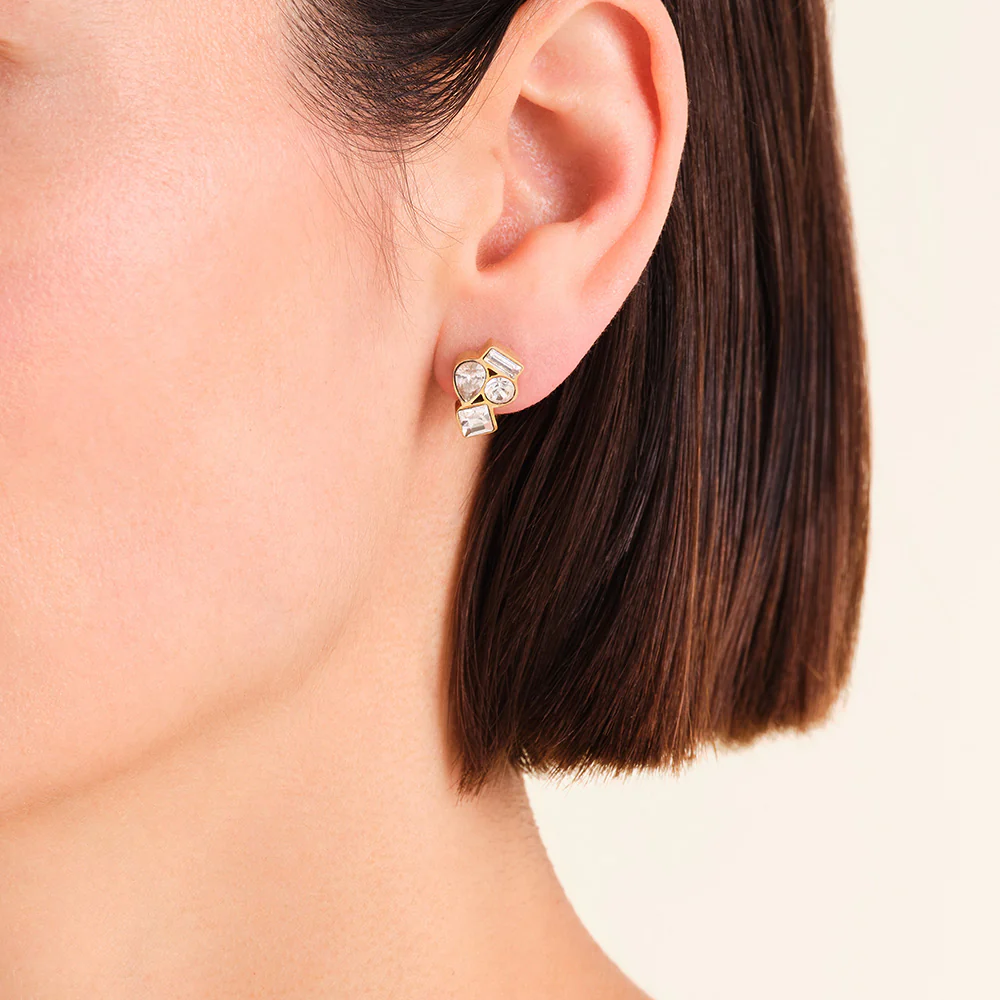Rosefield Playful Crystals Cluster Studs - Image 2