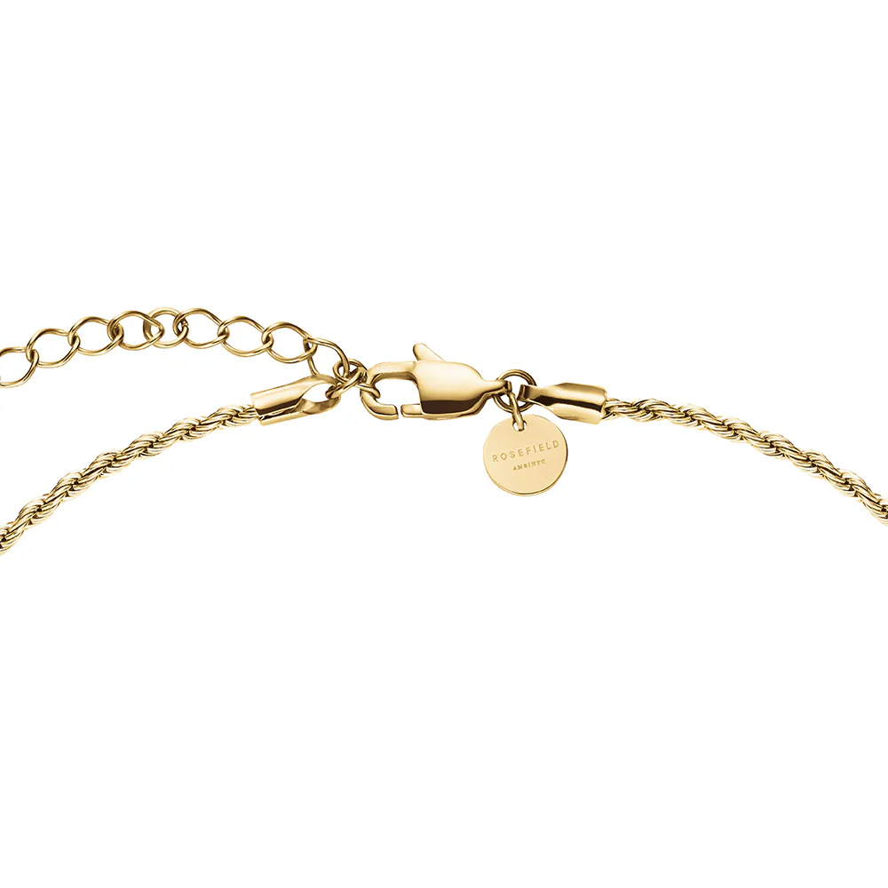 Rosefield Ridged Heart Pendant Necklace - Image 4