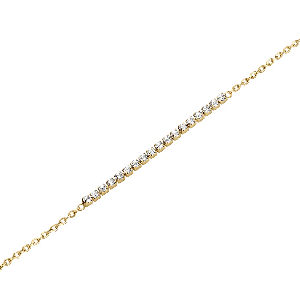 Rosefield Tennis Crystal Clear Bracelet - Image 2