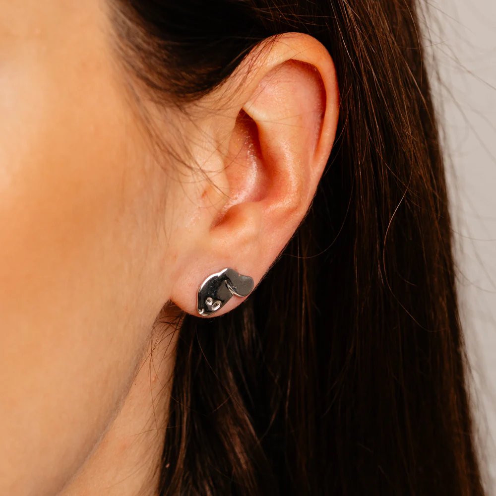 Sanrio Cinnamoroll Sterling Silver Stud Earrings - Image 2