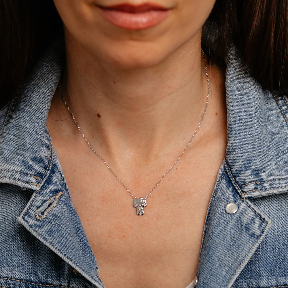 Sanrio Hello Kitty Body Sterling Silver Necklace - Image 2