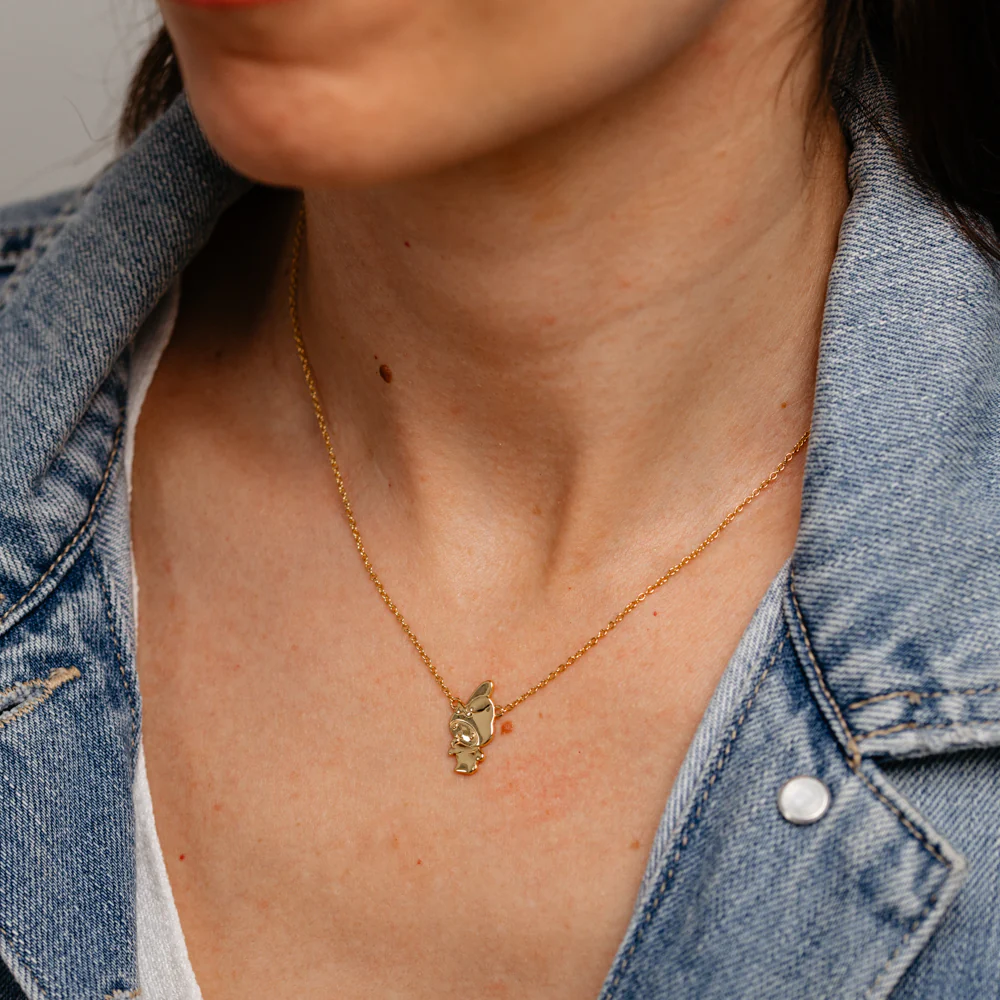 Sanrio My Melody Yellow Gold Plated Sterling Silver Necklace - Image 2