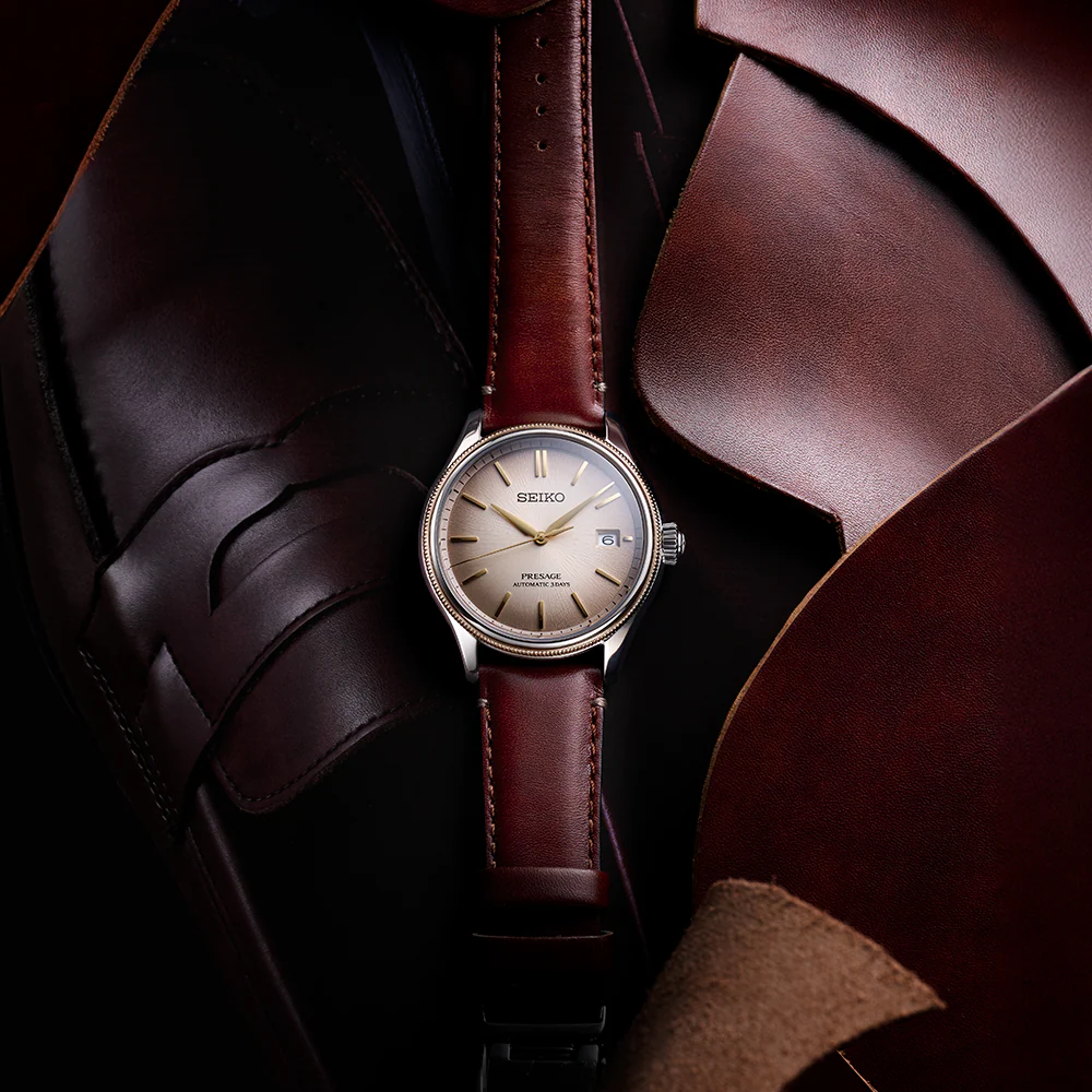 Seiko Presage Classic Series SPB529J Automatic Upcycling Leather Special Limited Edition - Image 4