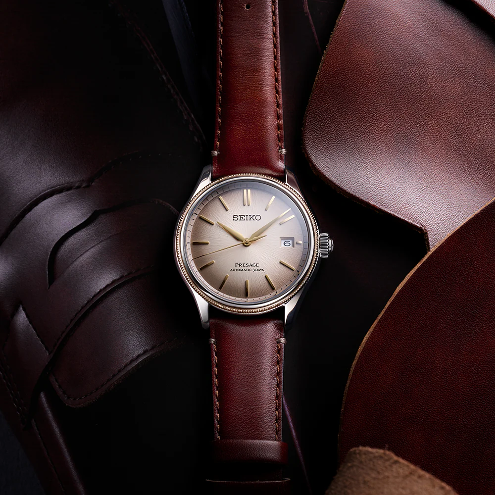 Seiko Presage Classic Series SPB529J Automatic Upcycling Leather Special Limited Edition - Image 5
