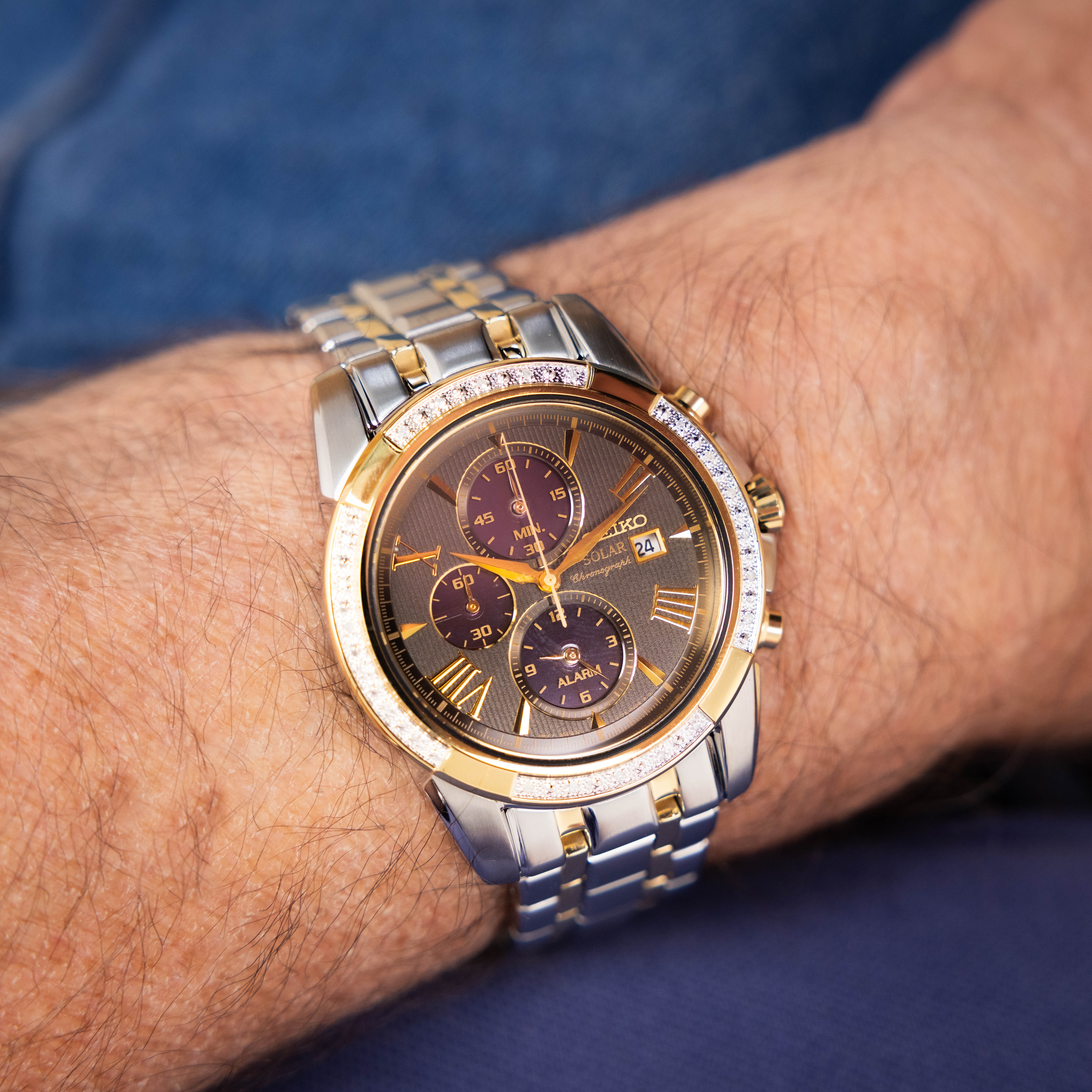 Seiko SSC312P-9 Le Grand Sport Solar Diamond Set - Image 3