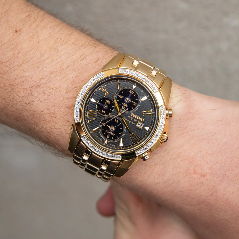 Seiko SSC314P-9 Le Grand Sport Solar Diamond Set Watch - Image 2