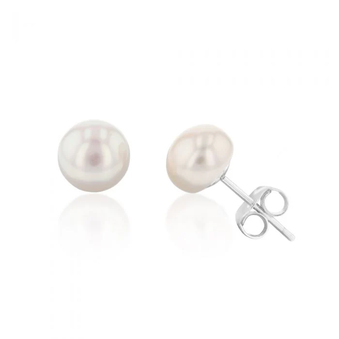 Set of 3 Freshwater Pearl Studs - Image 5