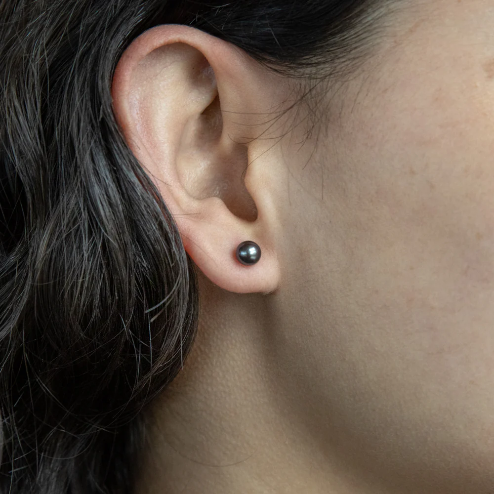 Set of 3 Freshwater Pearl Studs - Image 6