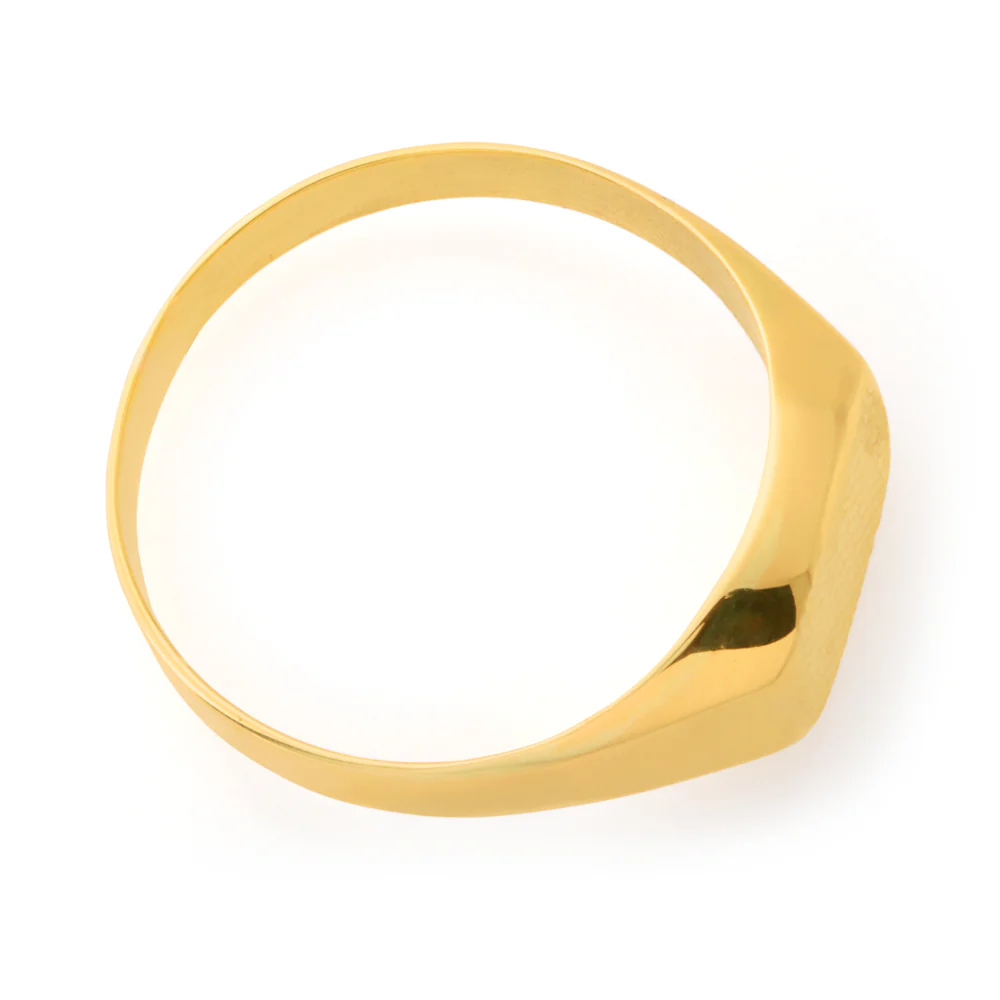 Signet Gents Ring in 9ct Yellow Gold - Image 2