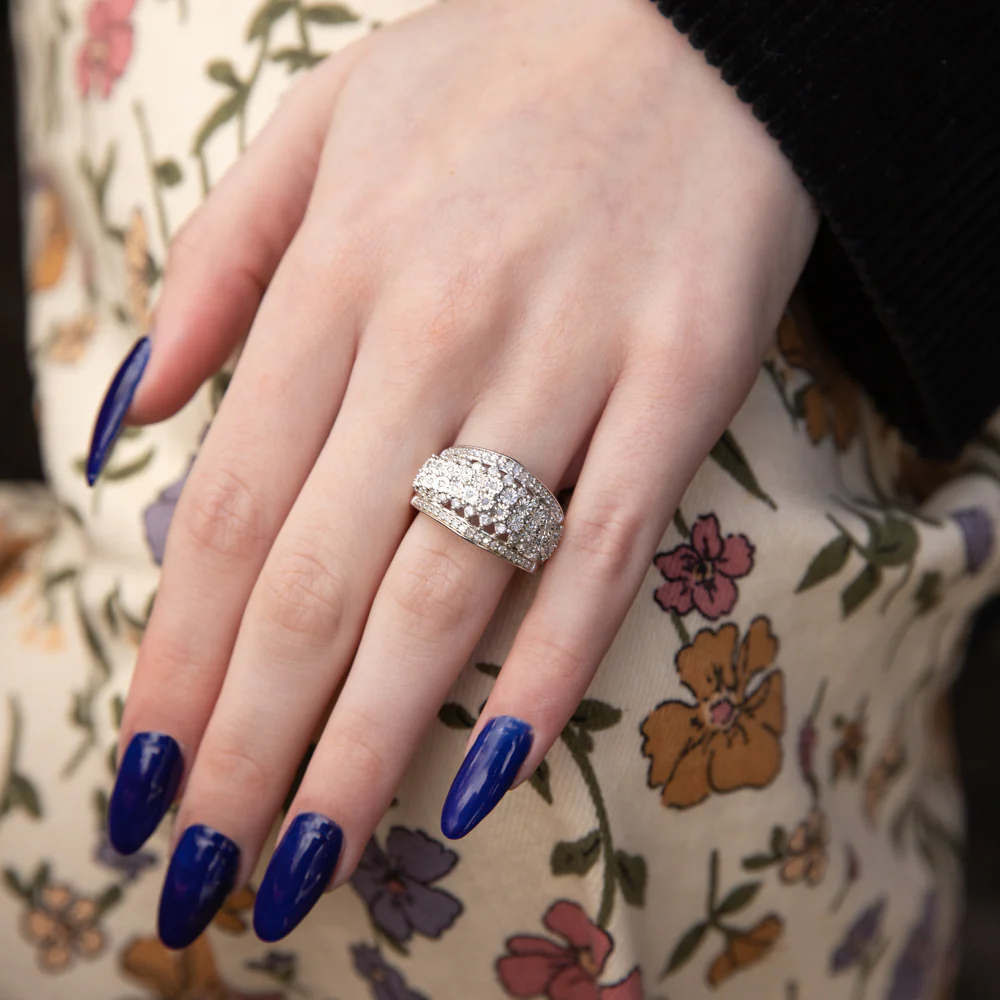Silver 1/2 Carat Diamond Ring - Image 3