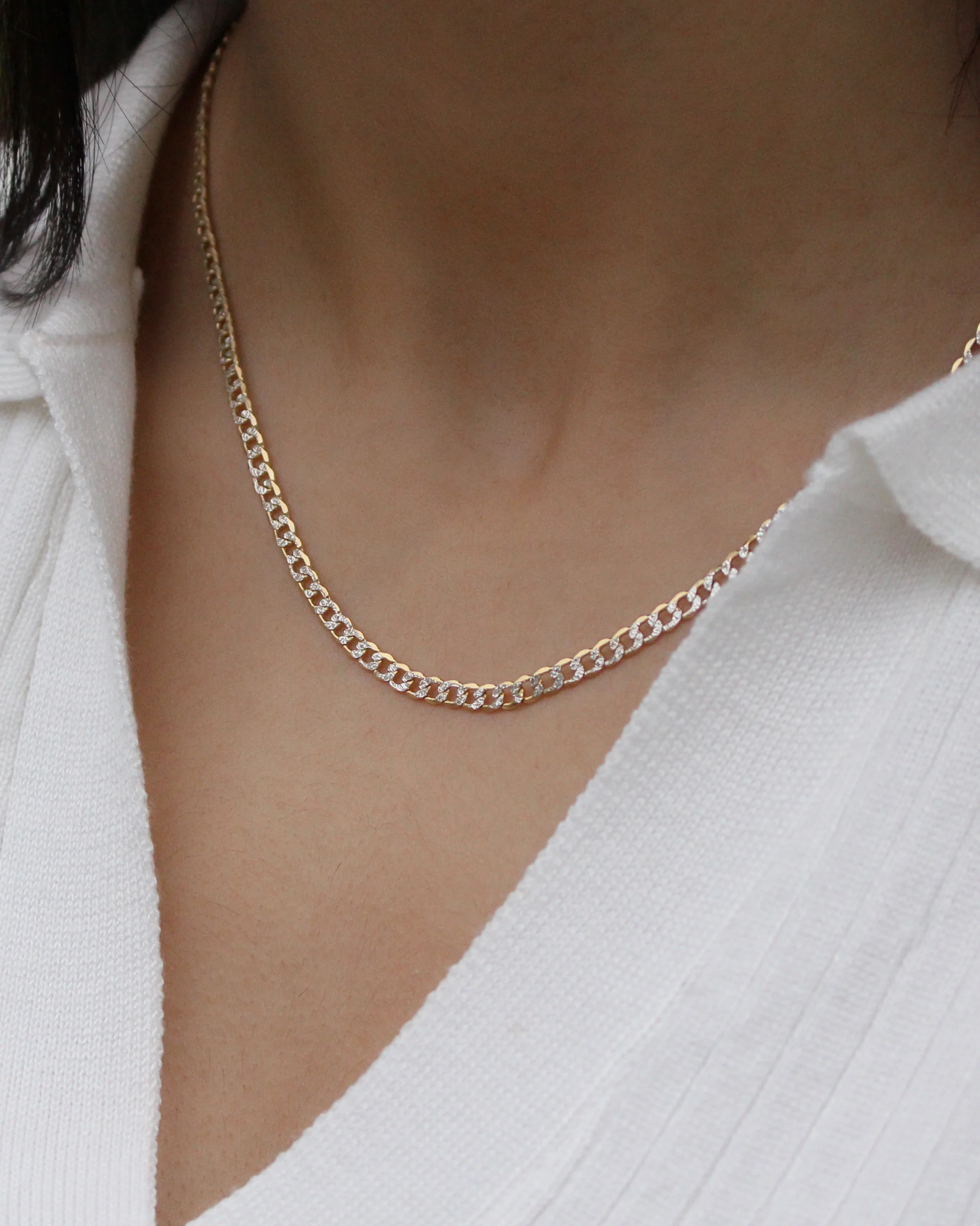 Silverfilled Curb 45cm Necklace - Image 3