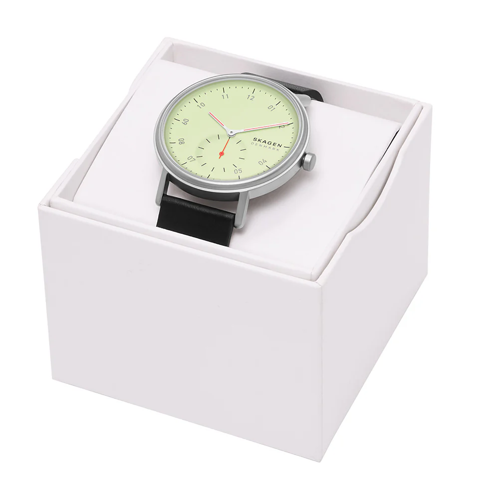 Skagen Kuppel Limited Edition SKL2001 Black Leather Mens Watch - Image 5