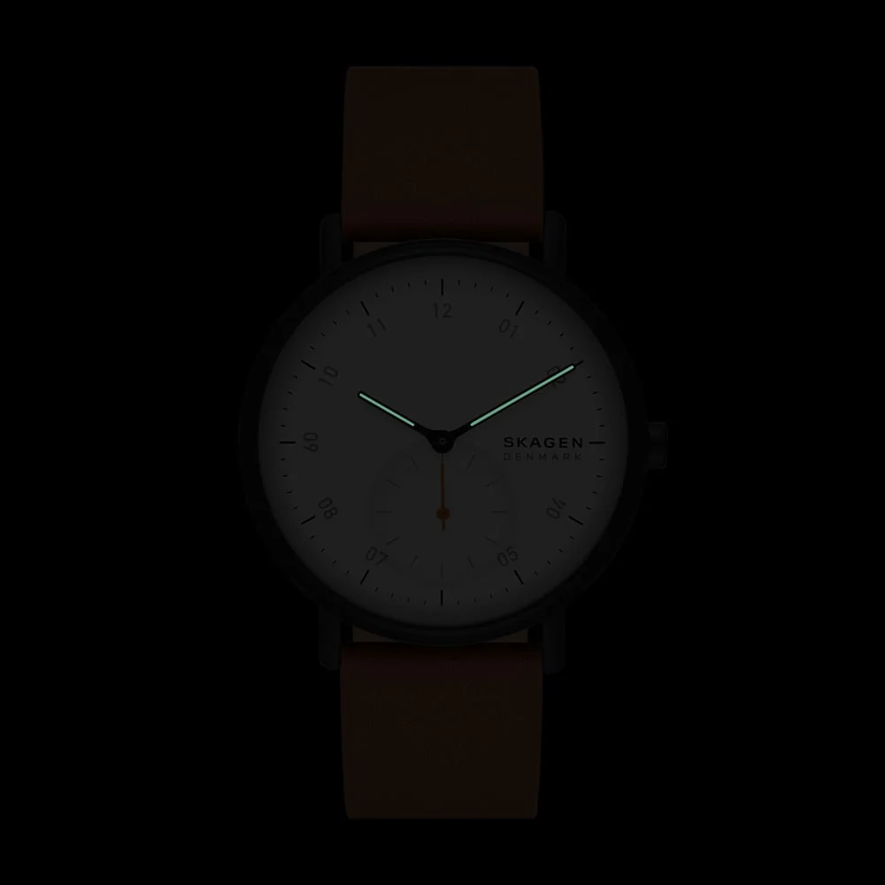 Skagen Kuppel SKW6889 Brown Leather Mens Watch - Image 4