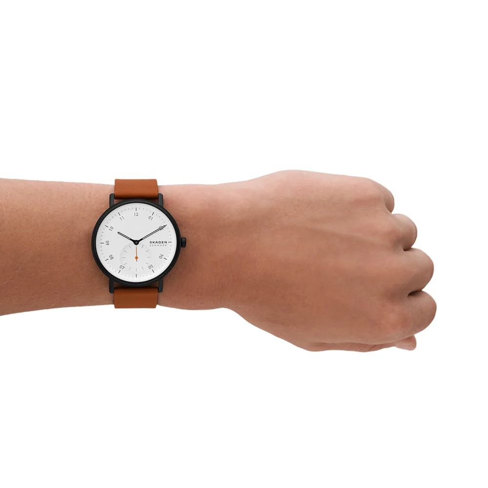 Skagen Kuppel SKW6889 Brown Leather Mens Watch - Image 5