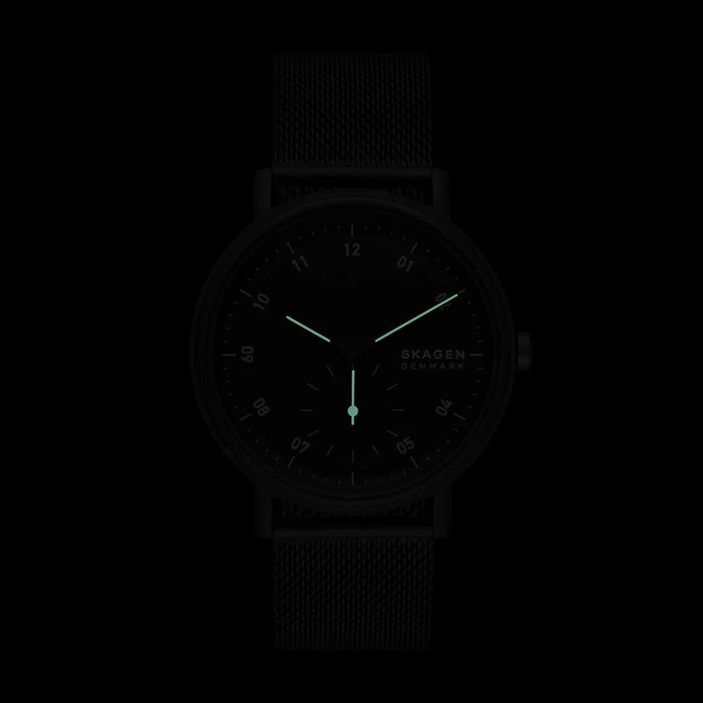 Skagen Kuppel SKW6892 Midnight Black Mesh Stainless Steel Mens Watch - Image 4
