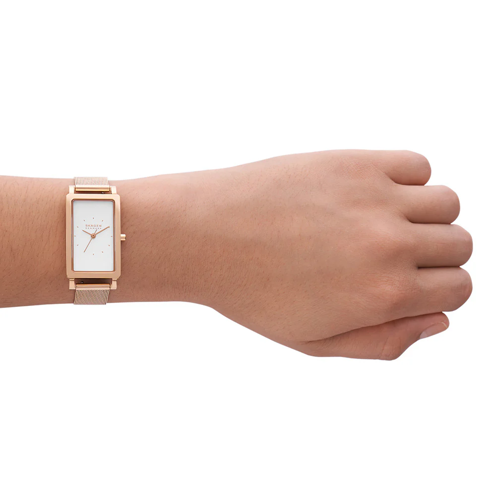 Skagen SKW3095 Hagen Rose Gold Ladies Watch - Image 4