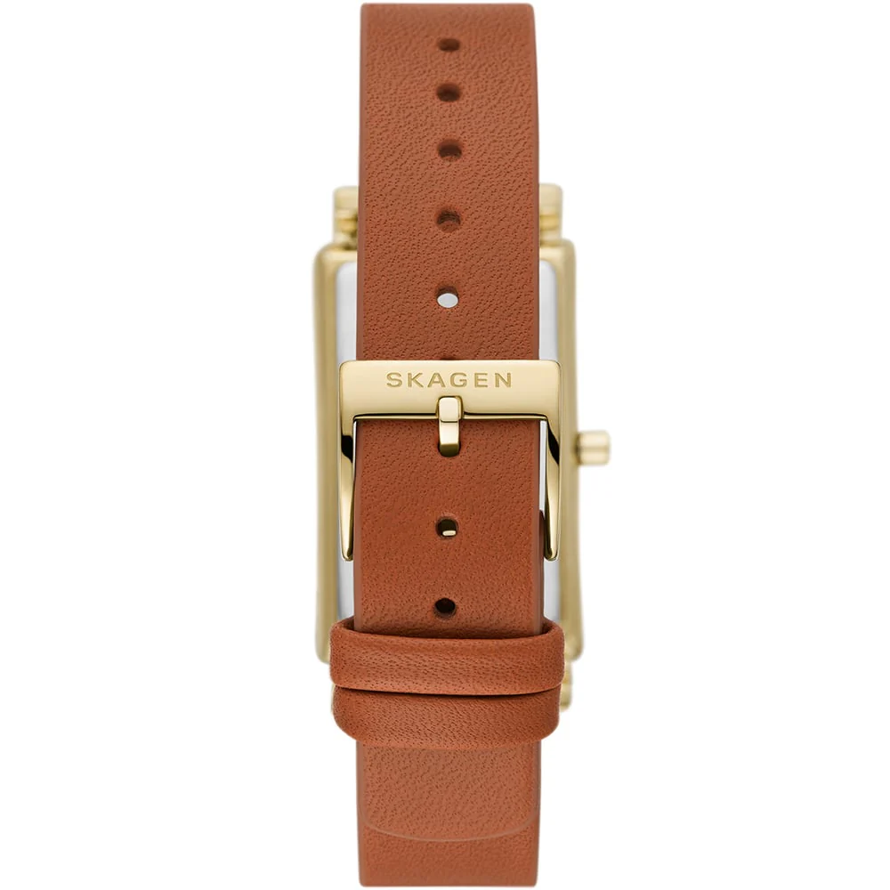 Skagen SKW3097 Hagen Brown Leather Ladies Watch - Image 3