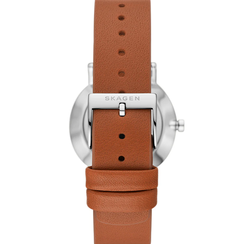 Skagen SKW3103 Kuppel Lille Brown Leather Ladies Watch - Image 2