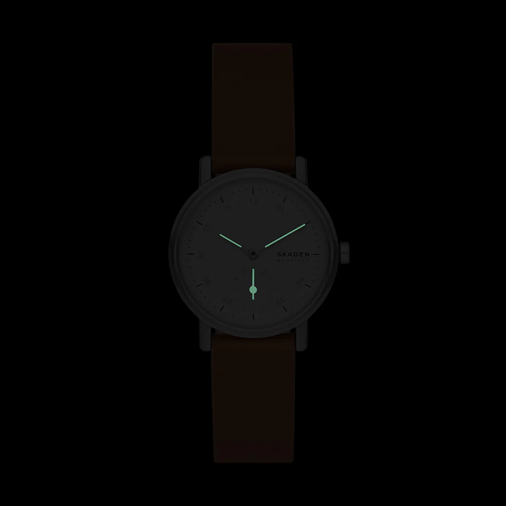 Skagen SKW3103 Kuppel Lille Brown Leather Ladies Watch - Image 4