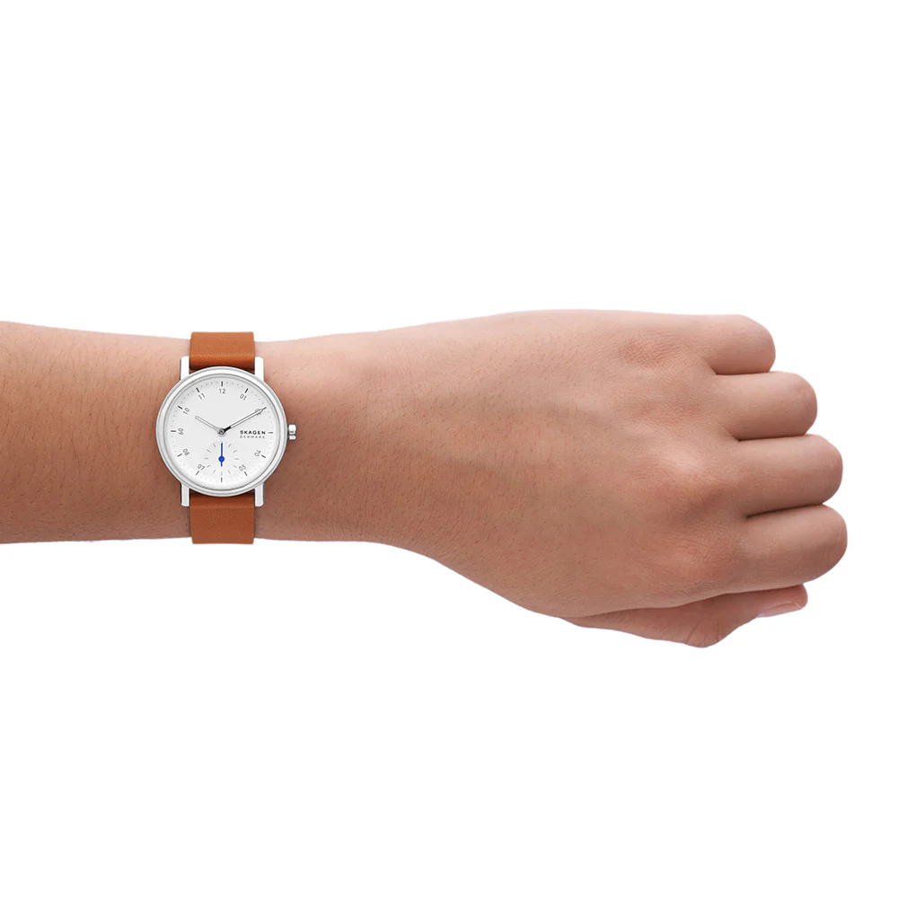 Skagen SKW3103 Kuppel Lille Brown Leather Ladies Watch - Image 5