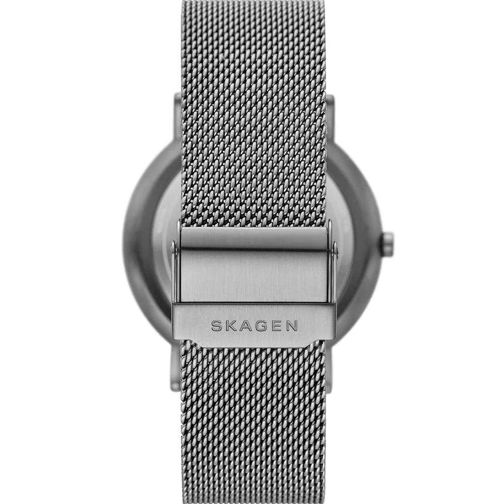 Skagen SKW6900 Signatur Charcoal Mens Mesh Watch - Image 3