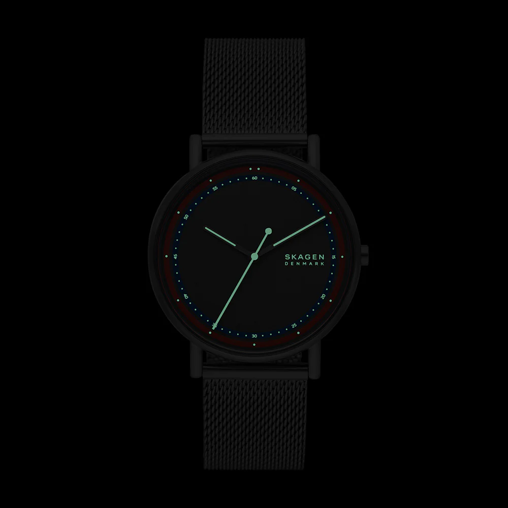 Skagen SKW6900 Signatur Charcoal Mens Mesh Watch - Image 4