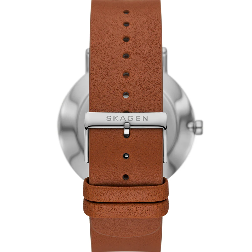 Skagen SKW6904 Kuppel Tan Leather Mens Watch - Image 3