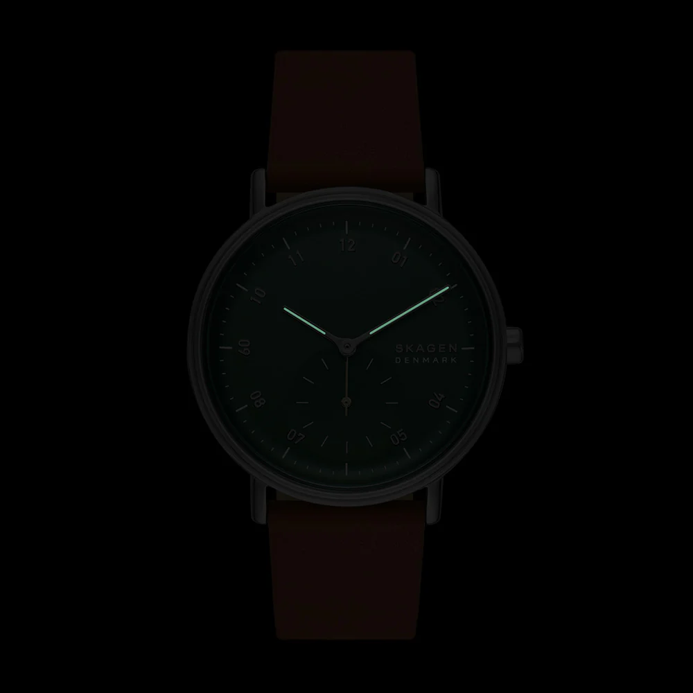Skagen SKW6904 Kuppel Tan Leather Mens Watch - Image 4