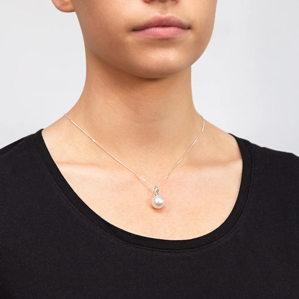 South Sea Pearl & Diamond Pendant - Image 4