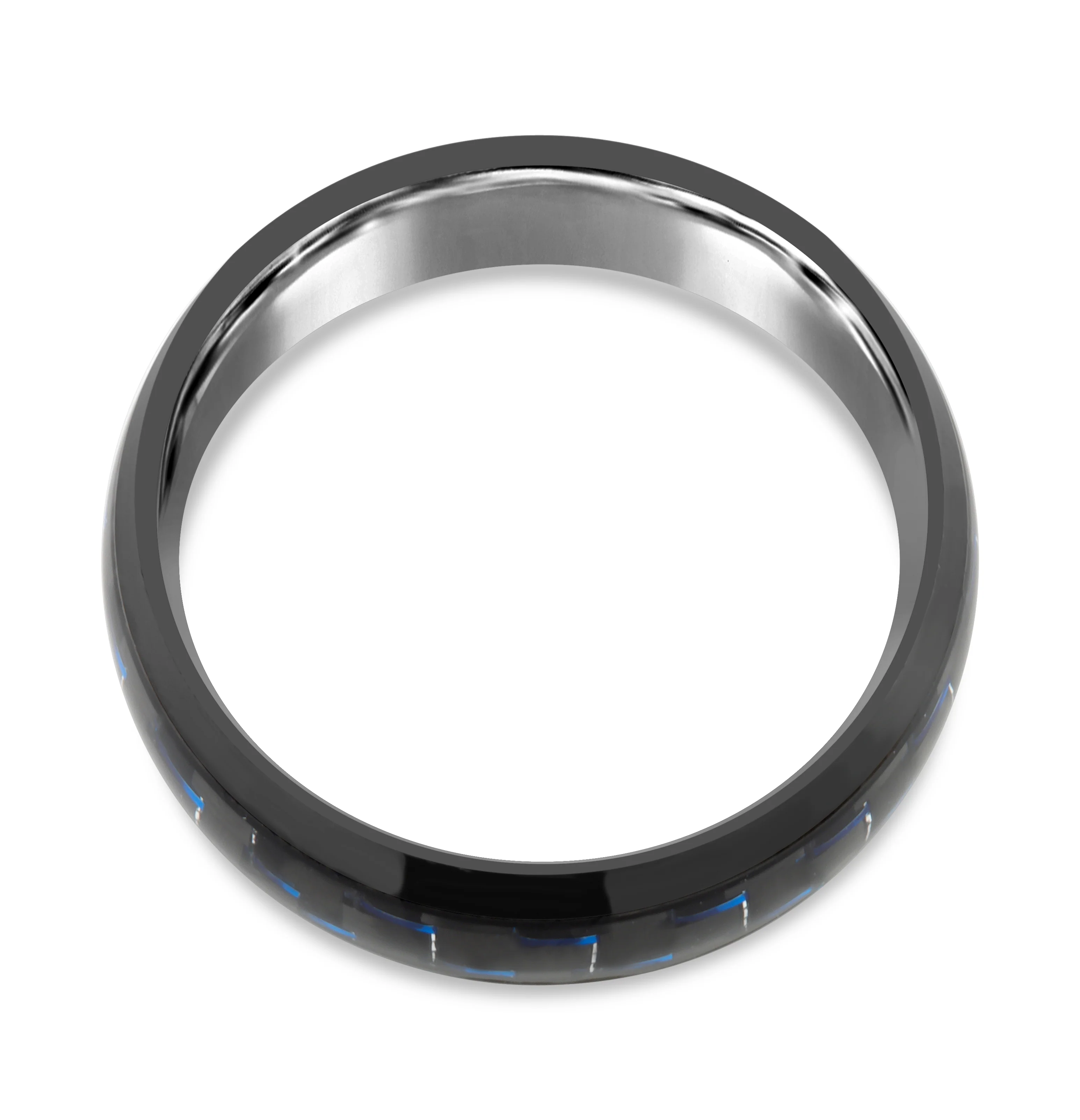 Stainless Steel Gents Patterned Ring - Image 2