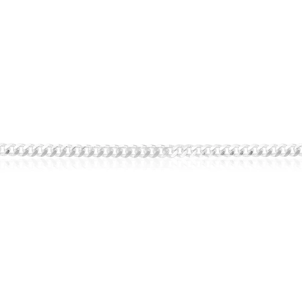 Sterling Silver 100 Gauge Diamond Cut 60cm Curb Chain - Image 2