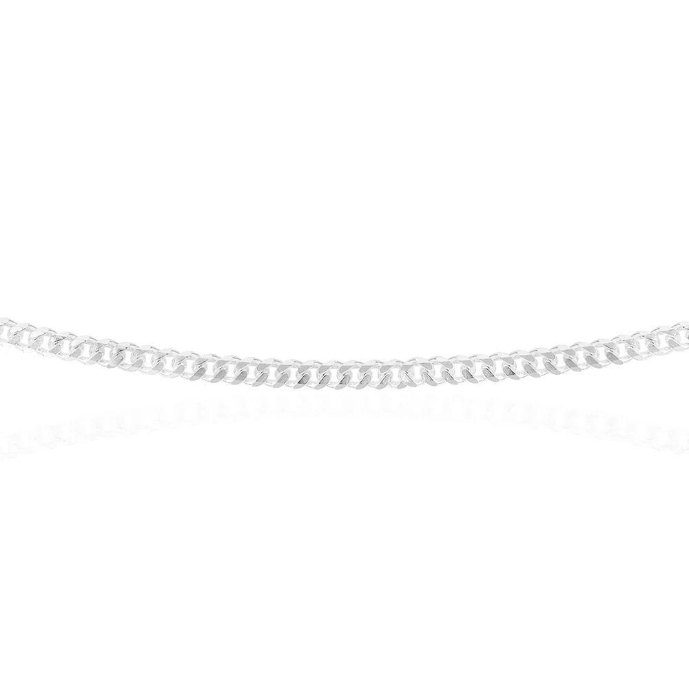 Sterling Silver 100 Gauge Diamond Cut 60cm Curb Chain - Image 3