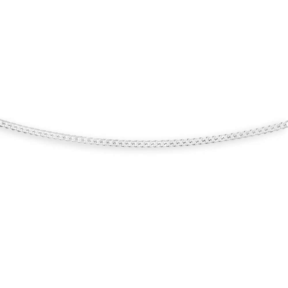 Sterling Silver 120 Gauge Diamond Cut 70cm Curb Chain - Image 2
