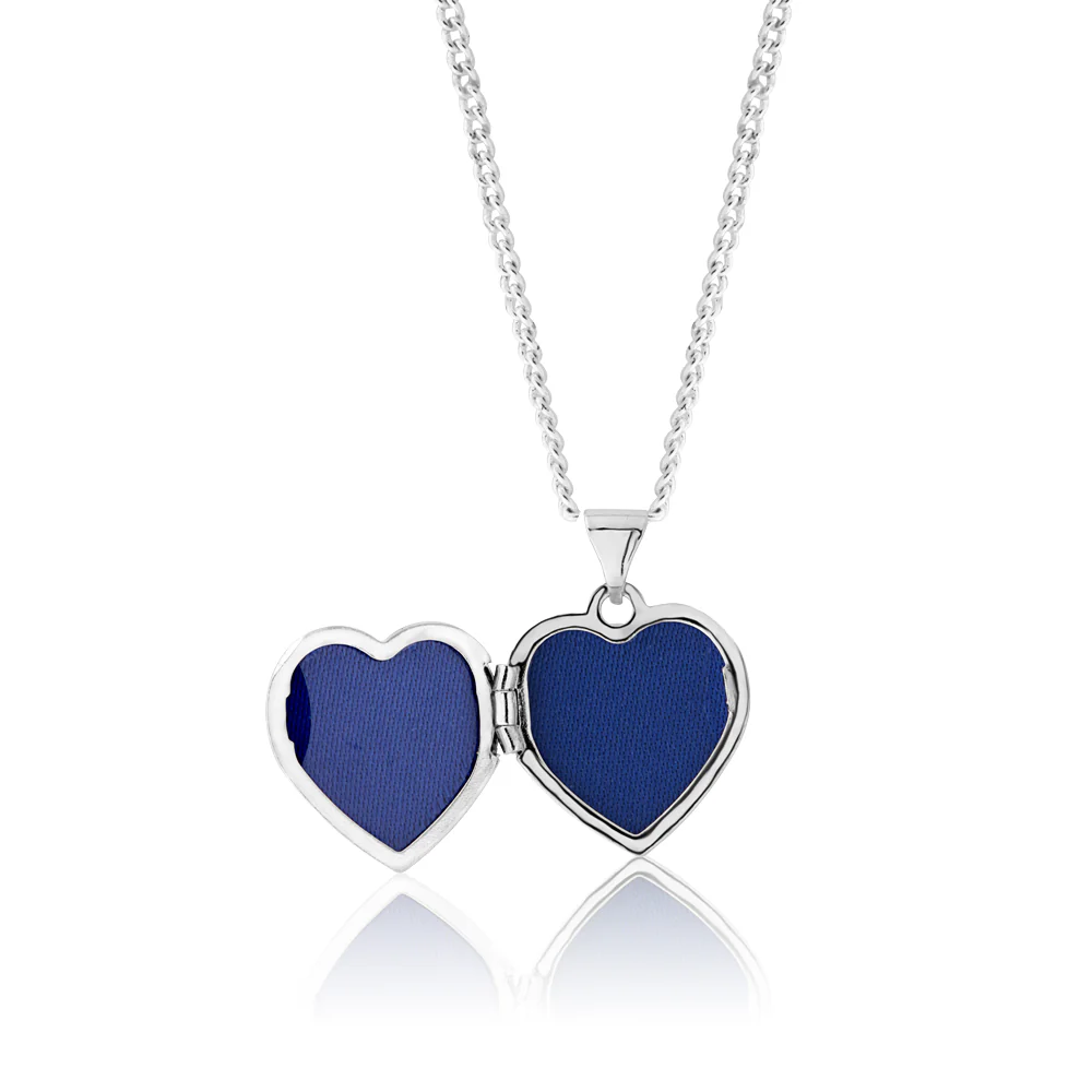 Sterling Silver 15mm Zirconia Fairy Wishes Heart Locket - Image 4