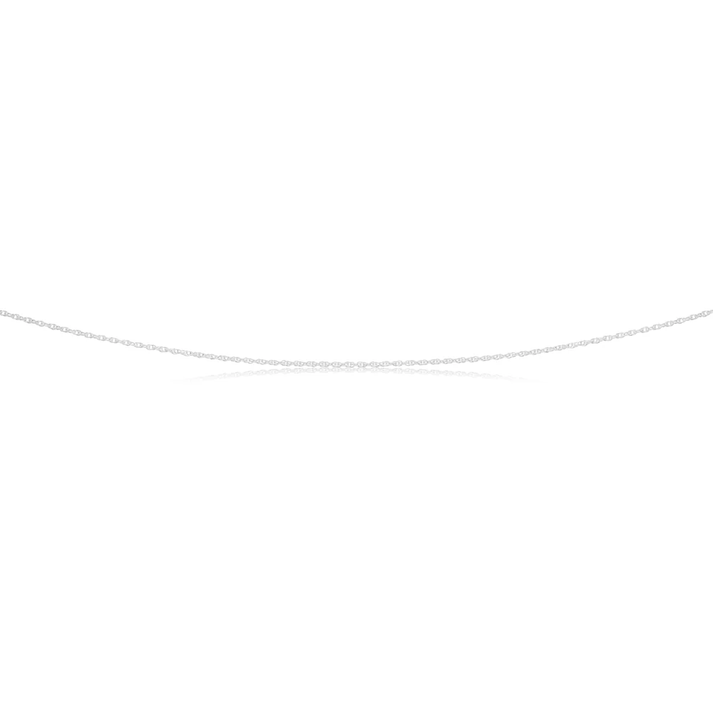 Sterling Silver 18 Gauge 45cm Singapore Chain - Image 2
