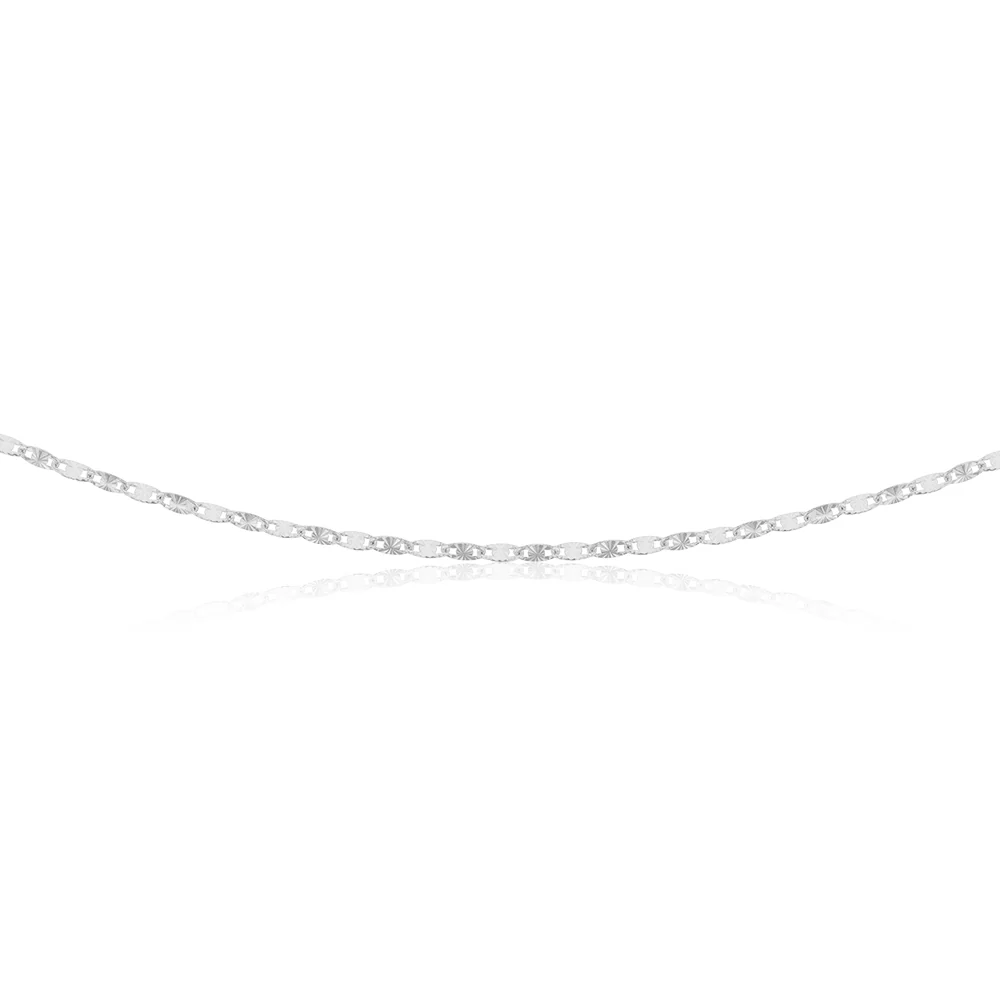 Sterling Silver 19cm Fancy Dicut Twist Bracelet - Image 2