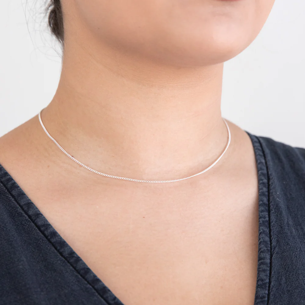 Sterling Silver 40 Gauge Chain 40cm length - Image 3