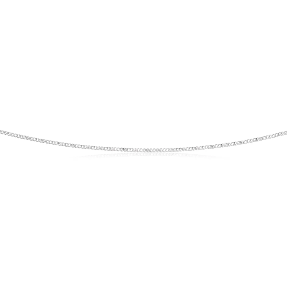 Sterling Silver 45cm 40 Gauge Curb Chain - Image 2
