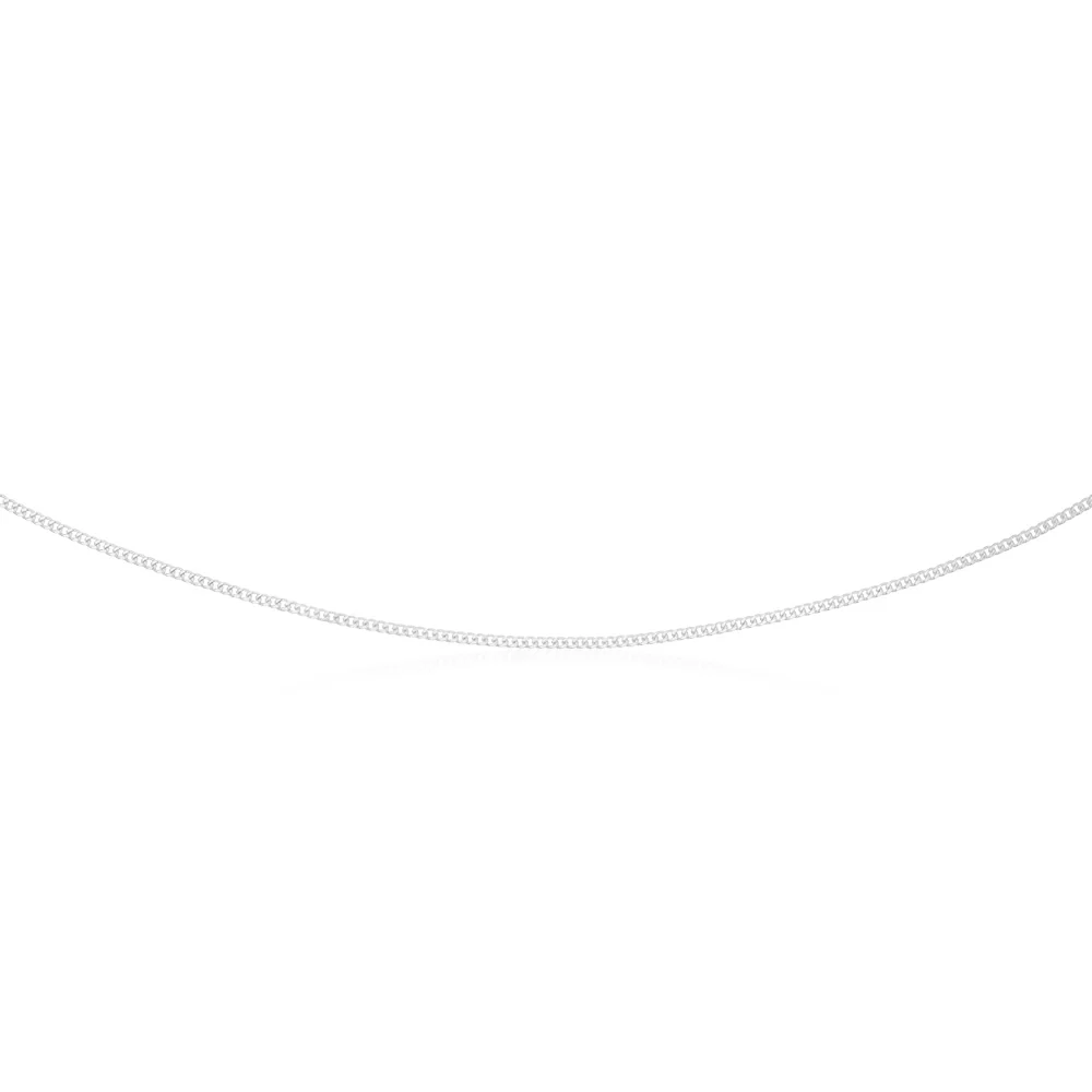 Sterling Silver 50cm Curb Chain - Image 2